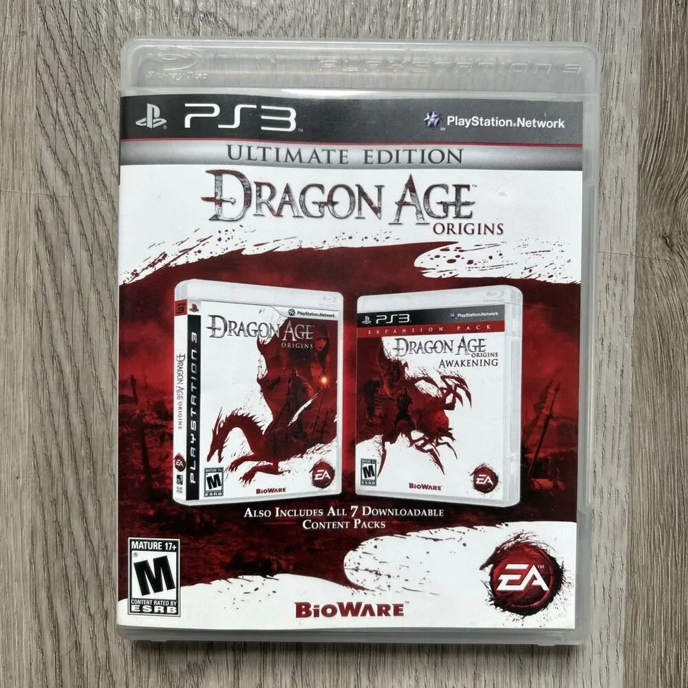 Dragon Age Origins PS3 Sony PlayStation 3 Video Game Complete w/ Manual Tested